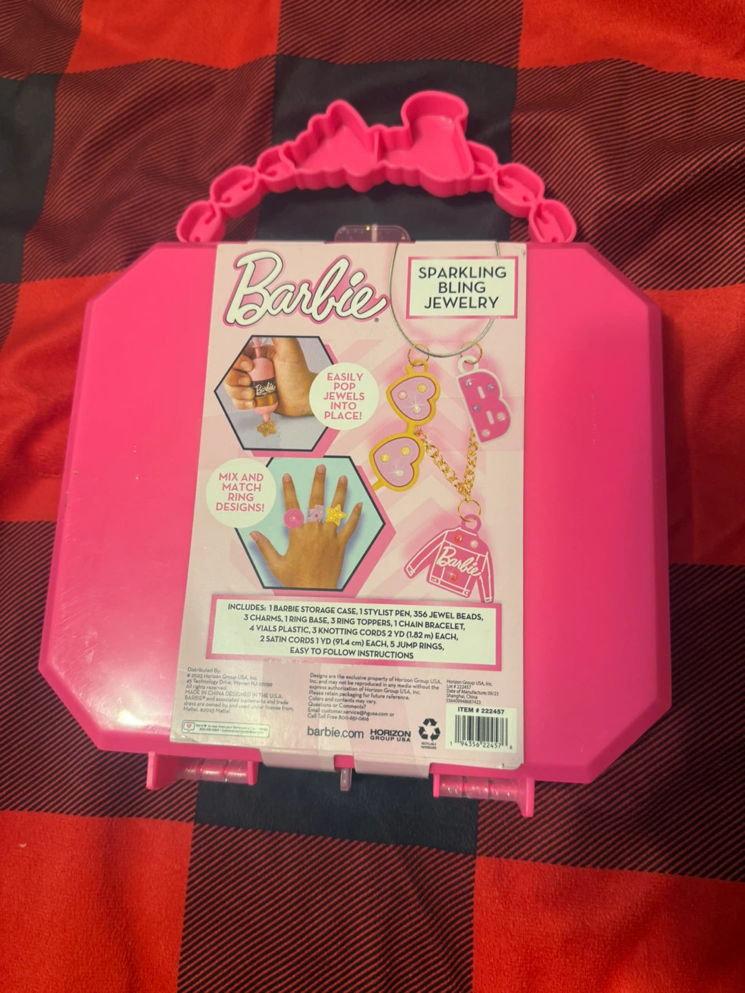 Barbie Sparkling Bling Jewelry Making Kit with Storage Case - photo 2