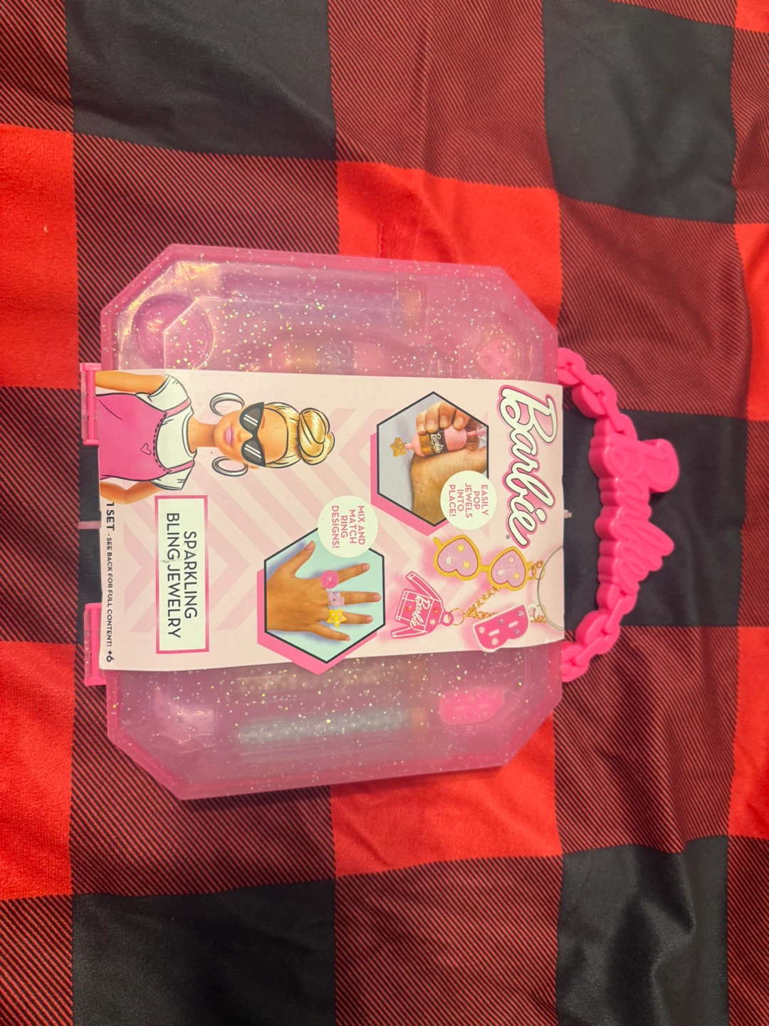 Barbie Sparkling Bling Jewelry Making Kit with Storage Case
