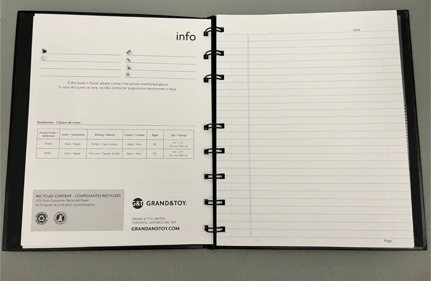 Grand & Toy Executive Notebook - photo 3