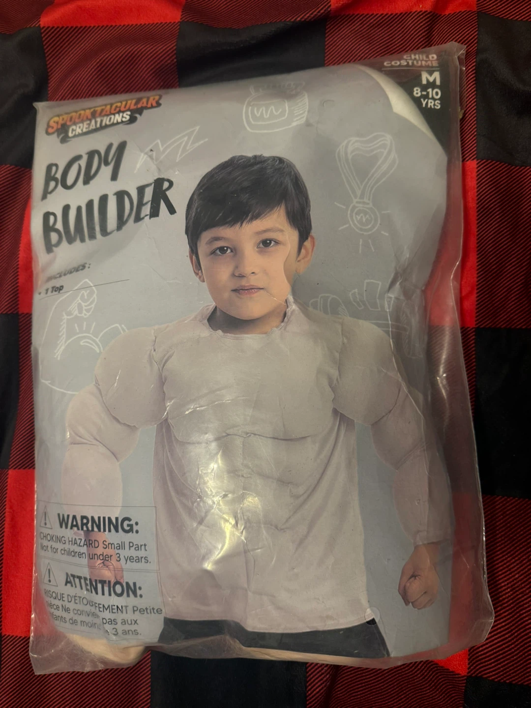 Spooktacular Creations Body Builder Costume Size M (8-10 yrs)