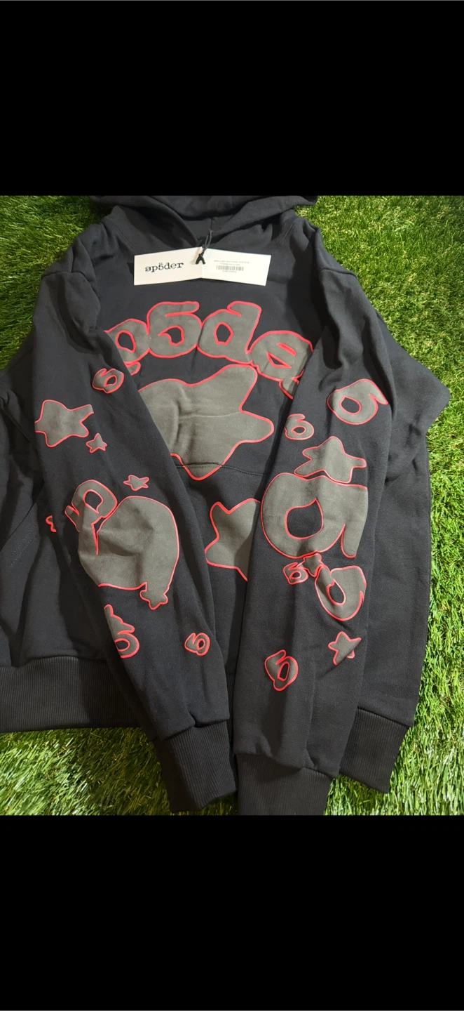 Sp5der Belluga Outline Hoodie Black XL - photo 4