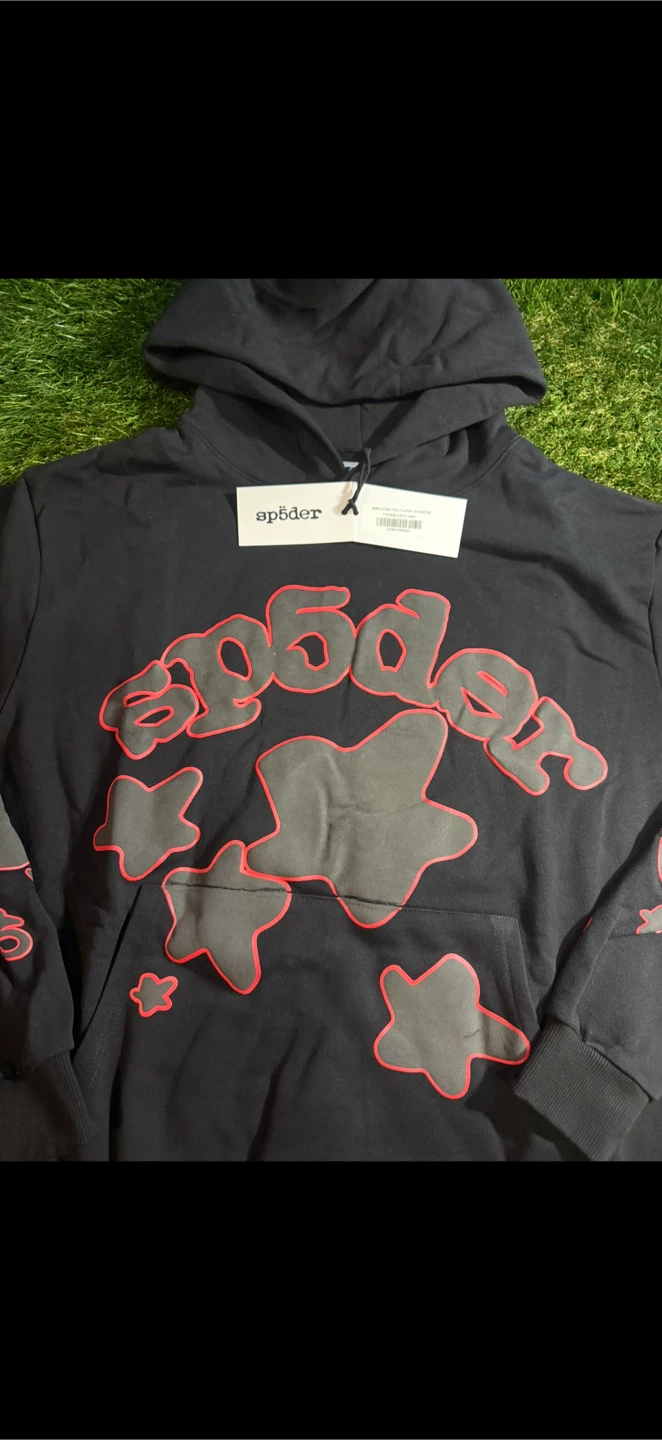 Sp5der Belluga Outline Hoodie Black XL - photo 2