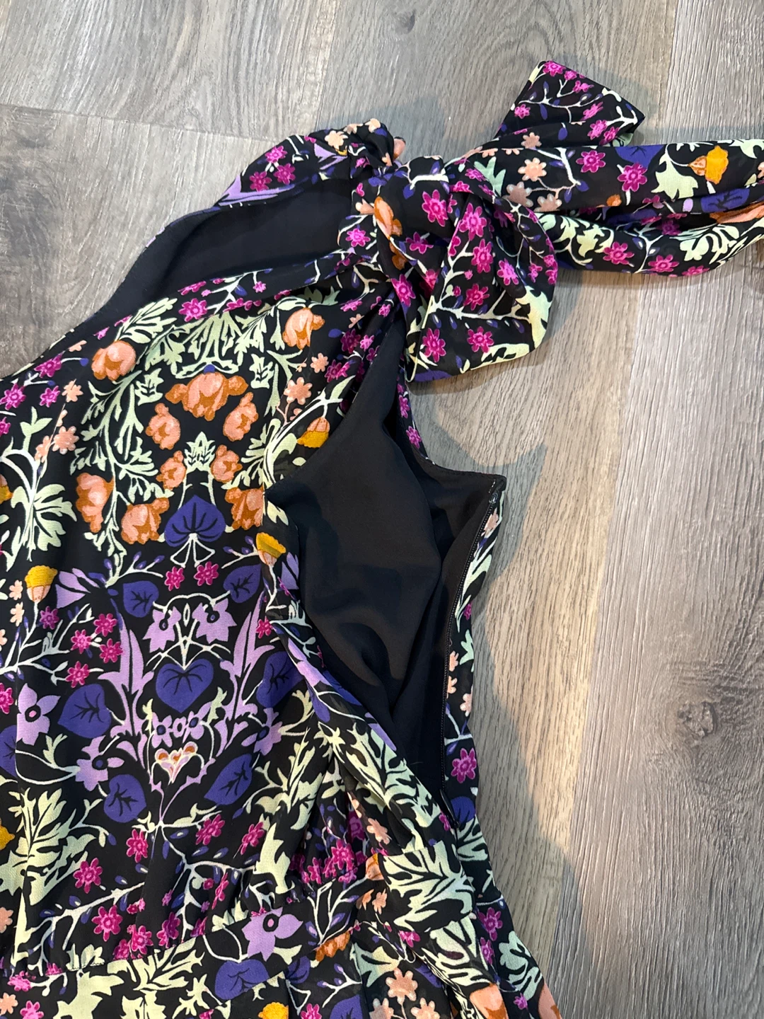 Eva Mendes Floral One Shoulder Maxi Dress Size M - photo 5