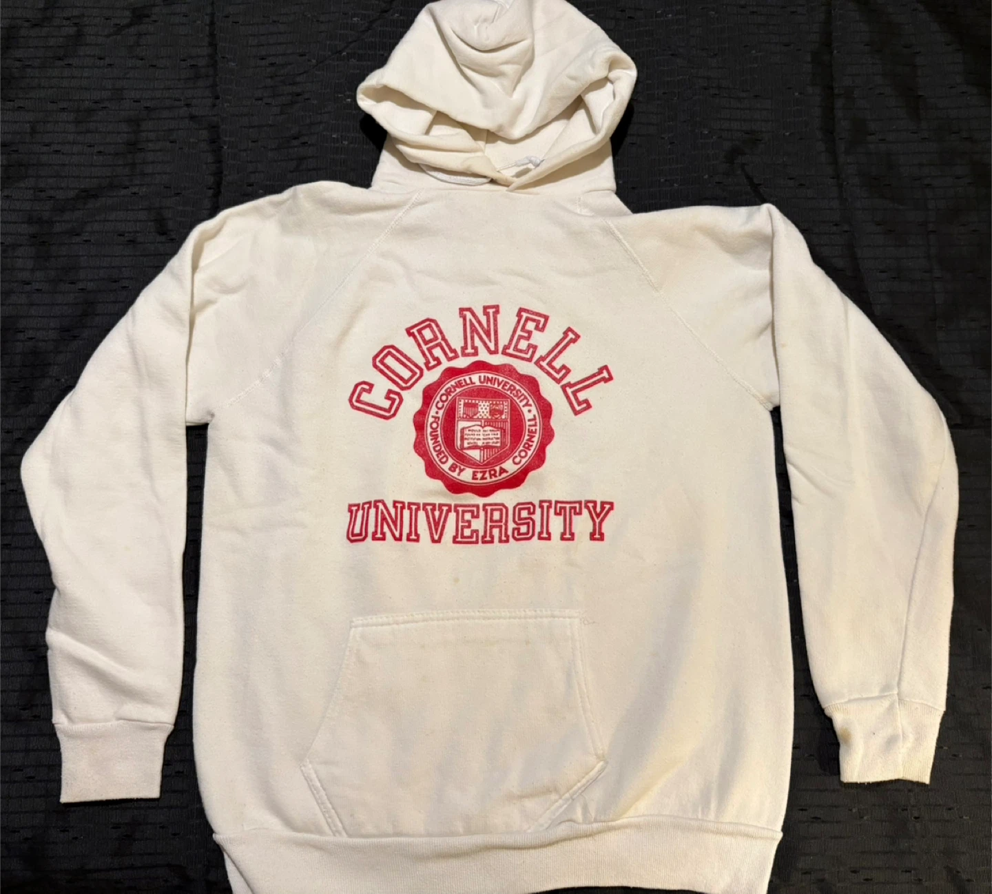 White Cornell University Hoodie.  Size small 🏆
