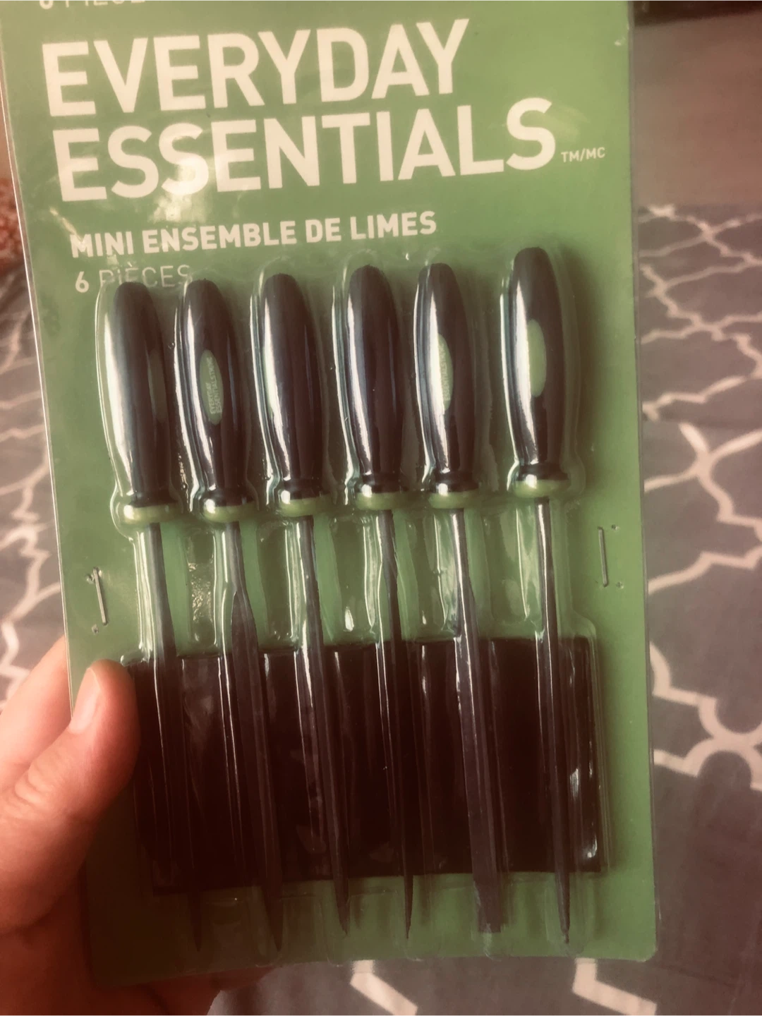 🏆 Brand new Everyday Essentials 6 Piece Mini File Set with Pouch