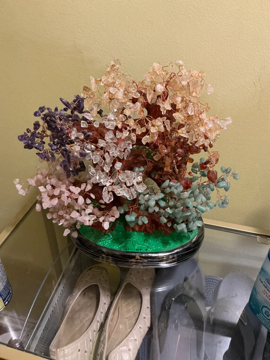 Multicolour Gemstone Tree Sculpture