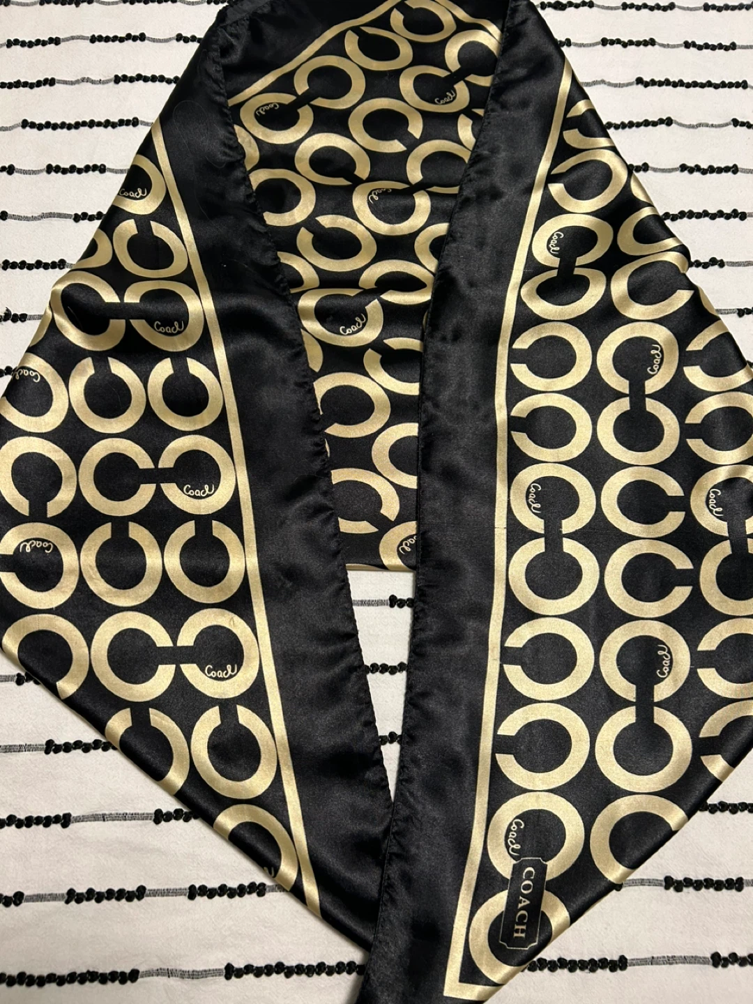Coach Silk Scarf - photo 2