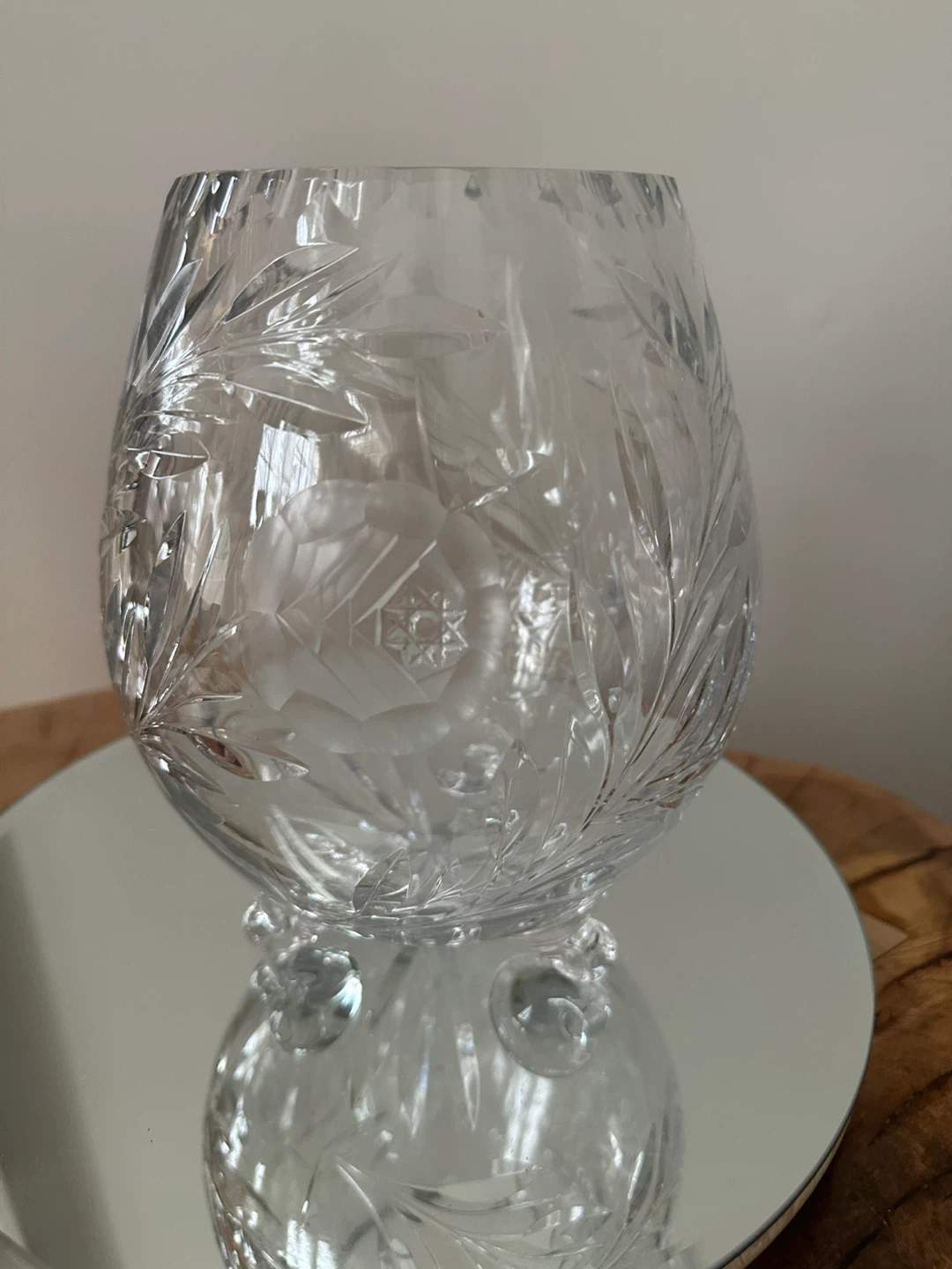 Crystal Cut Glass Vase