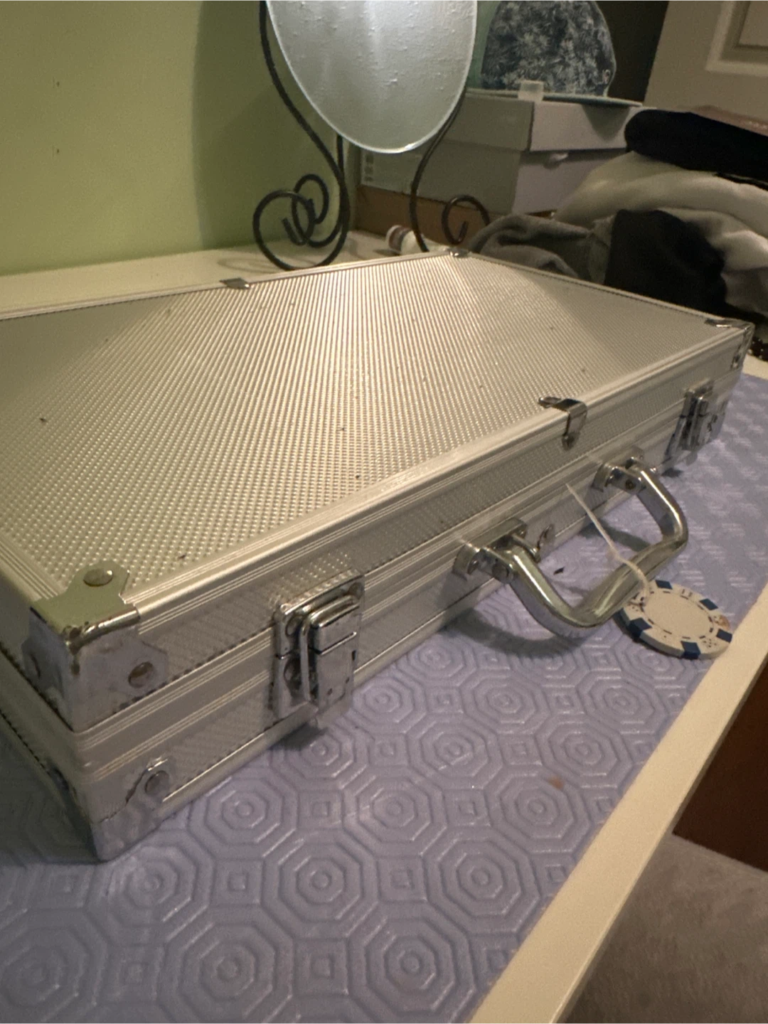 Poker set with Chip and metal Case - photo 3
