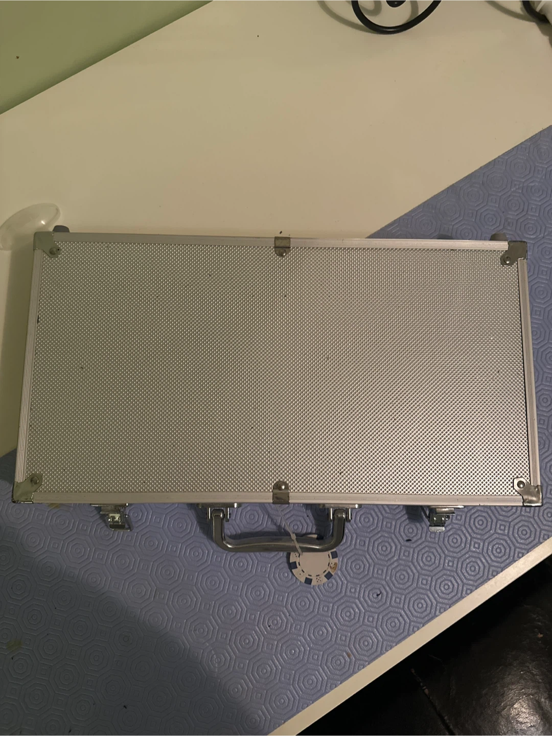 Poker set with Chip and metal Case - photo 2