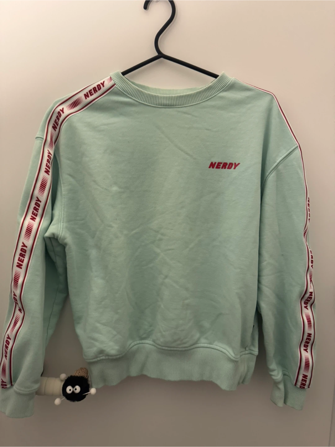 NERDY Crewneck Sweatshirt - XS - Mint Green