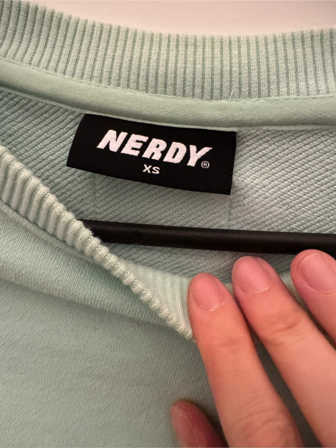 NERDY Crewneck Sweatshirt - XS - Mint Green - photo 3