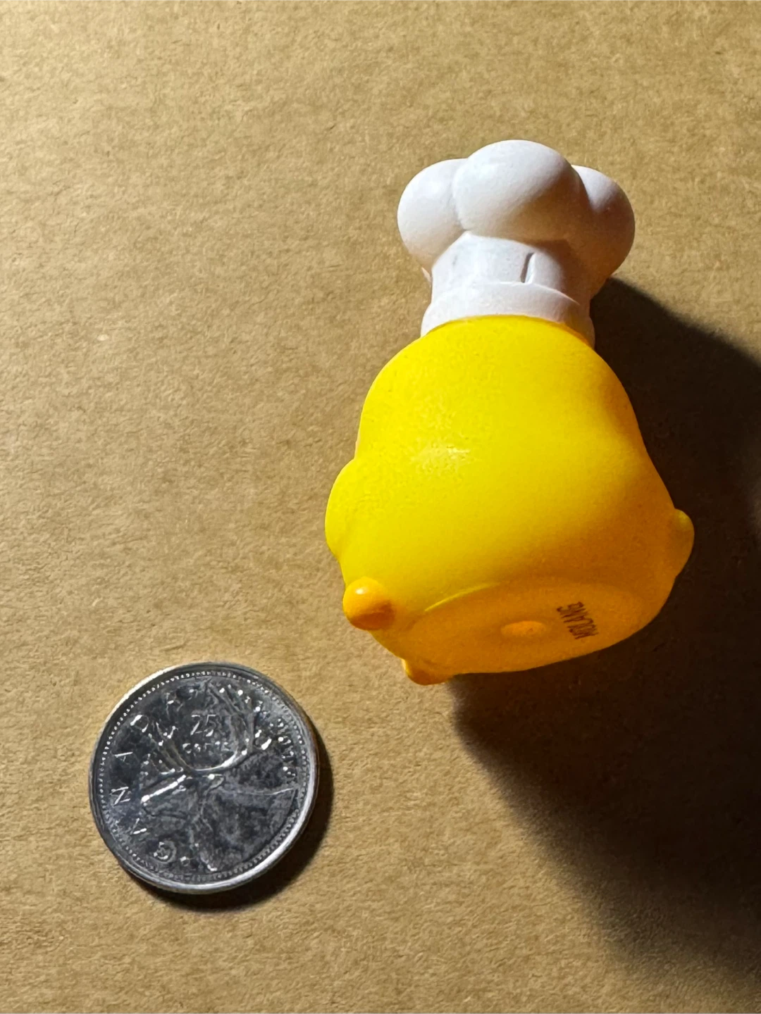 Molang Cute Yellow Chick Figurine with Chef Hat - photo 2