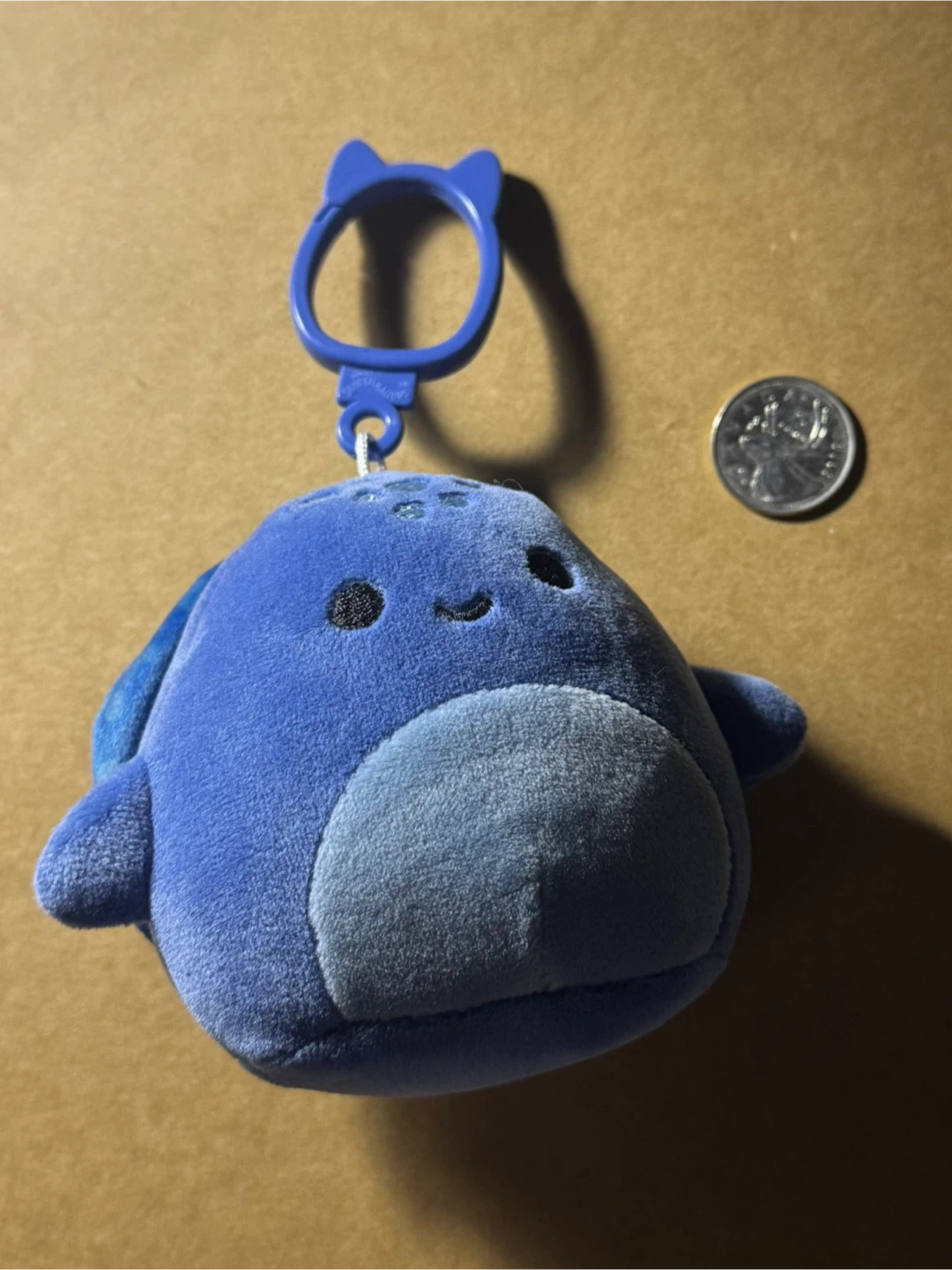 Squishmallows Blue Whale Plush Clip