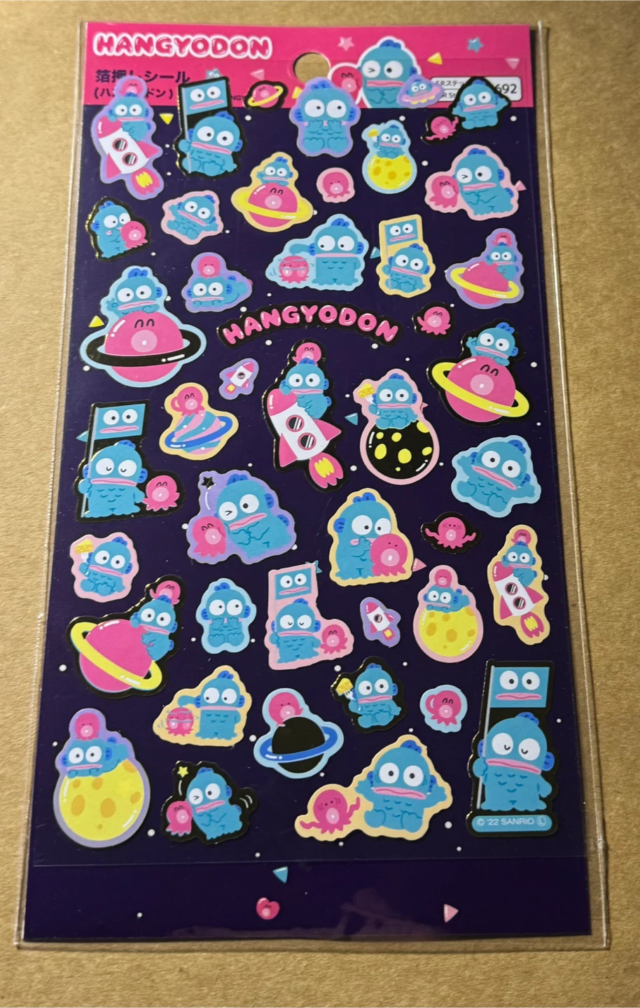 Sanrio Hangyodon Sticker Sheet Bundle - photo 2