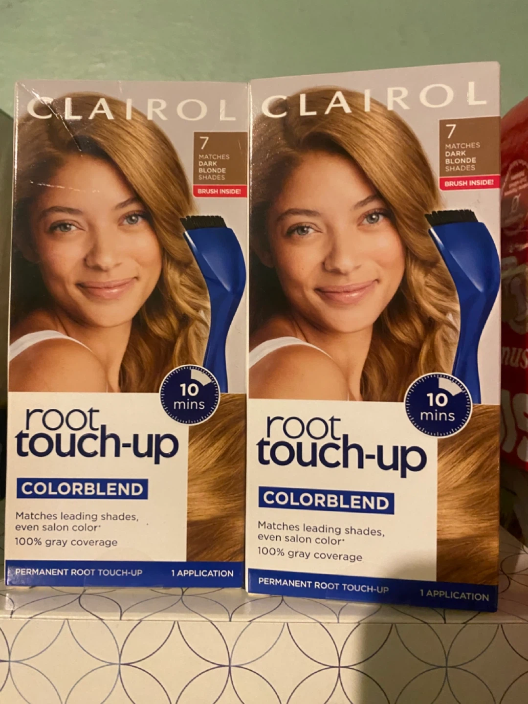 🏆Clairol Root Touch-Up 7 Dark Blonde (2 Boxes)