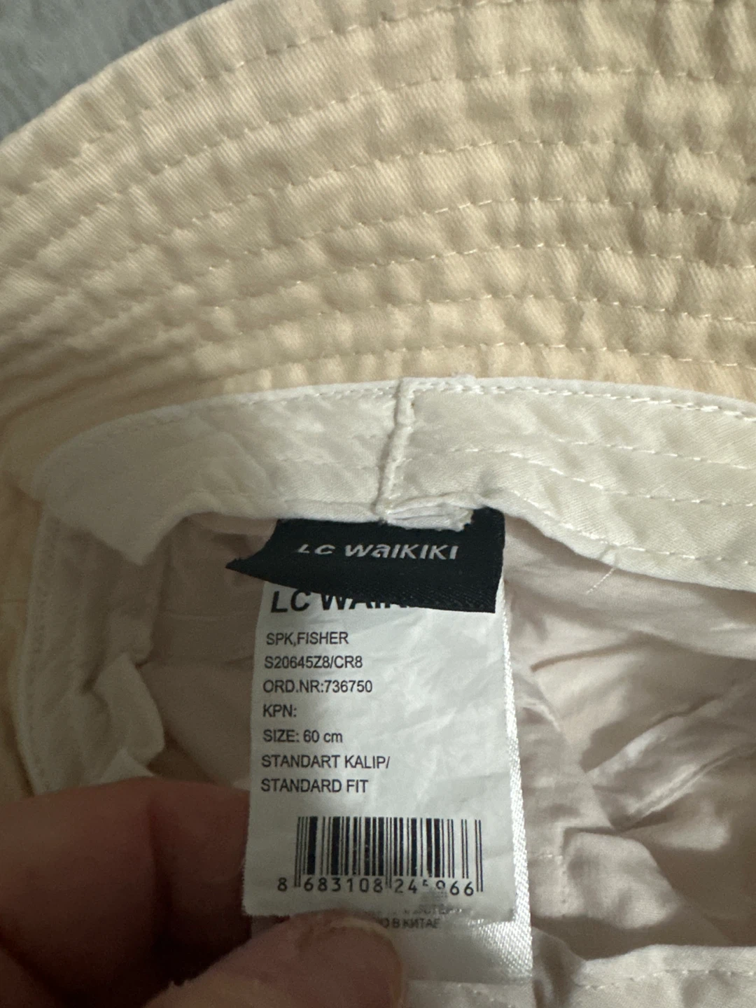 🏆LC Waikiki Bucket Hat - Size 60cm - 🏆Beige - photo 2