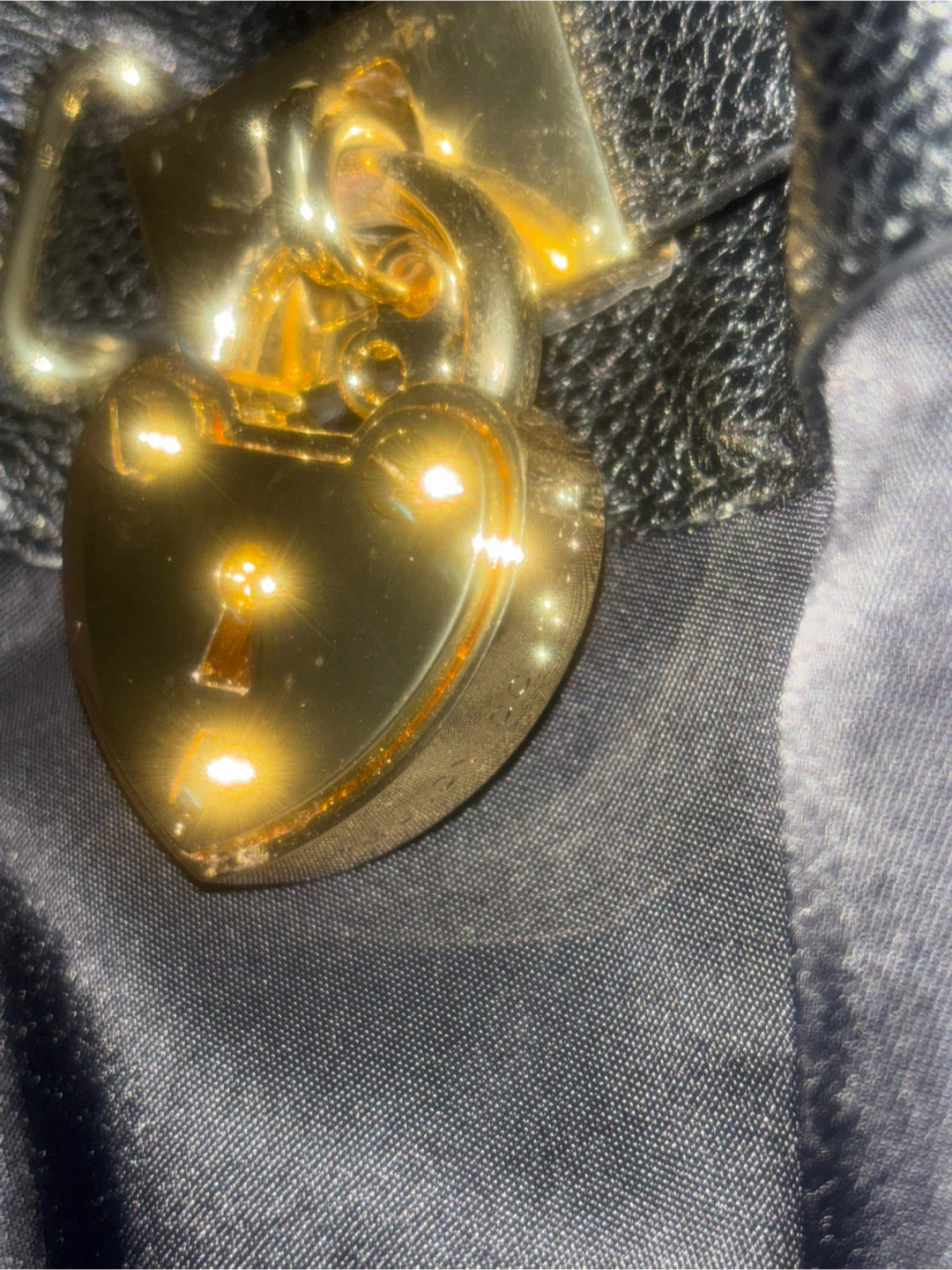 Juicy Couture Black Satchel Bag with Gold Hardware - photo 4
