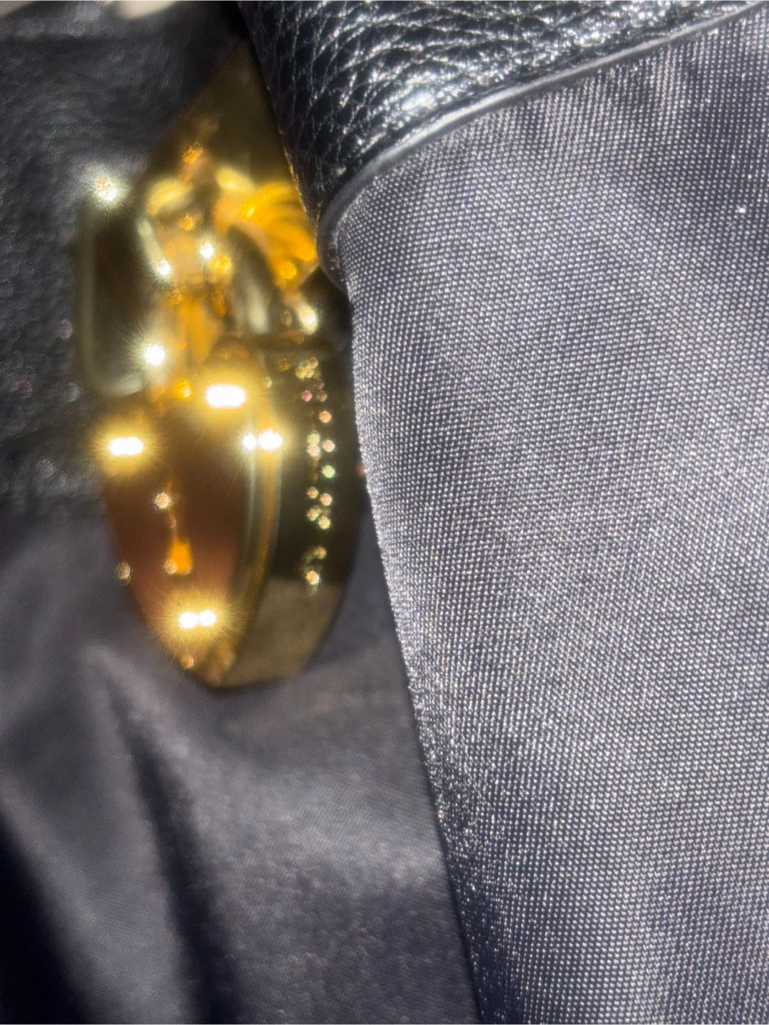 Juicy Couture Black Satchel Bag with Gold Hardware - photo 5