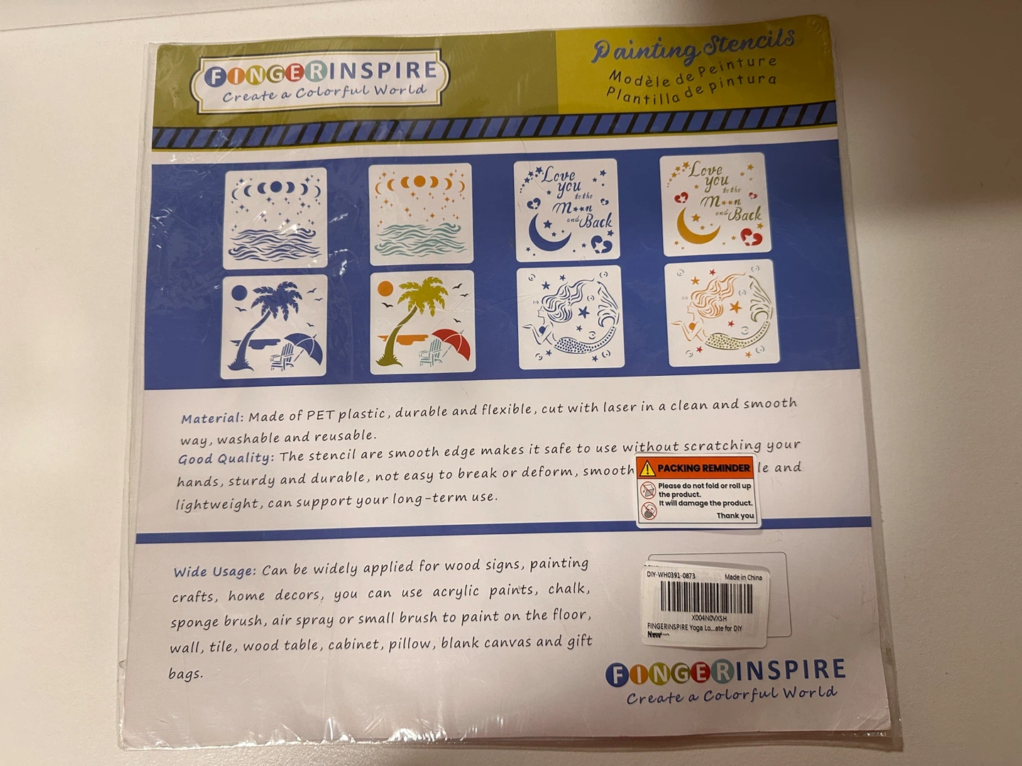FINGERINSPIRE Yoga Tree of Life Painting Stencils 🏆 - photo 2
