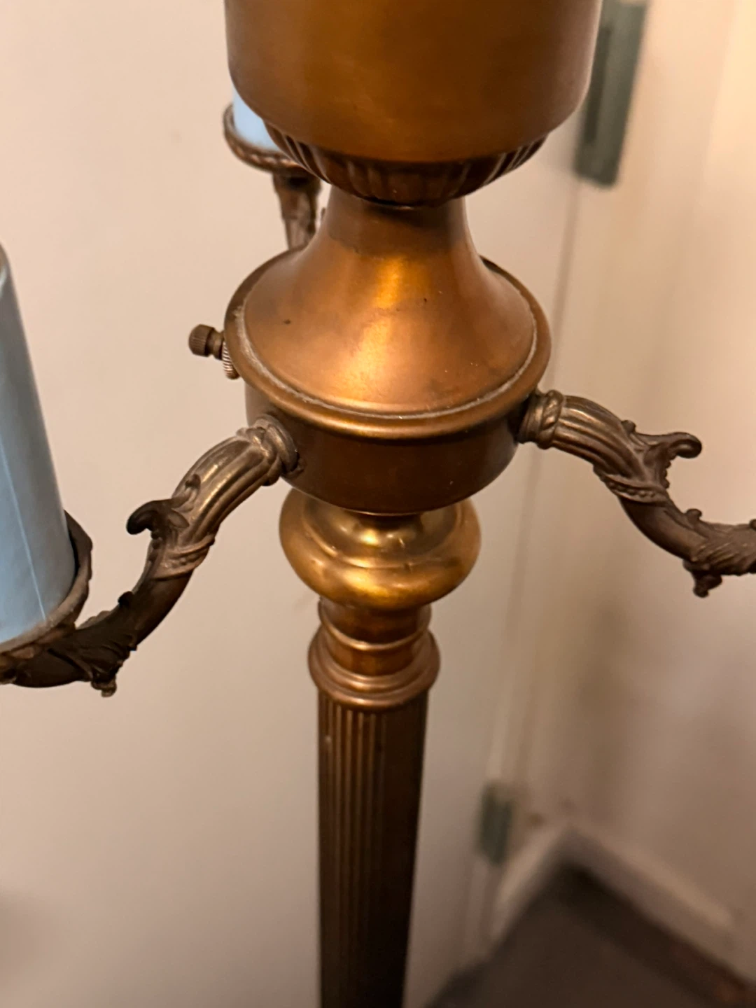 Vintage Brass Floor Lamp - photo 4