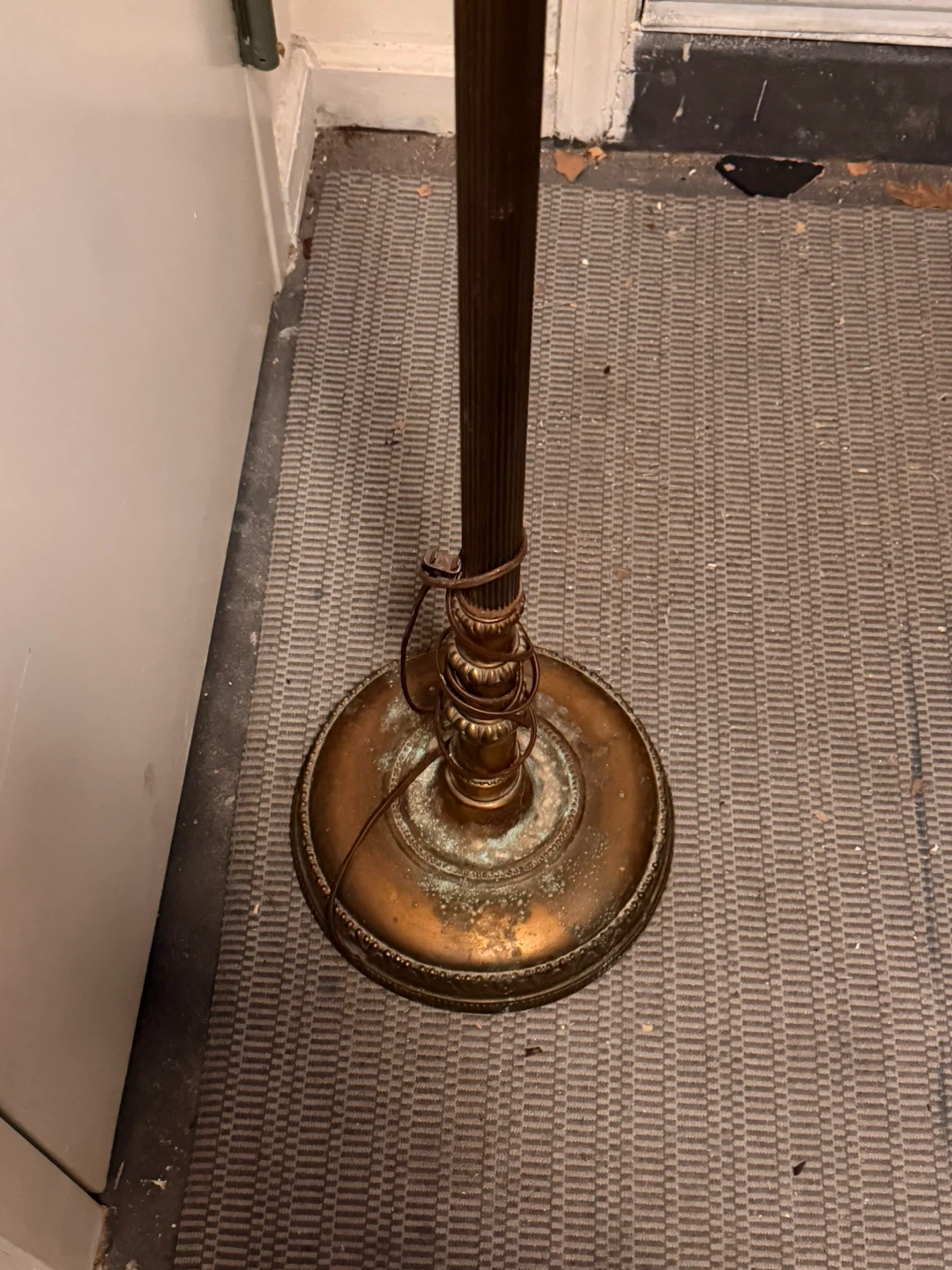 Vintage Brass Floor Lamp - photo 3