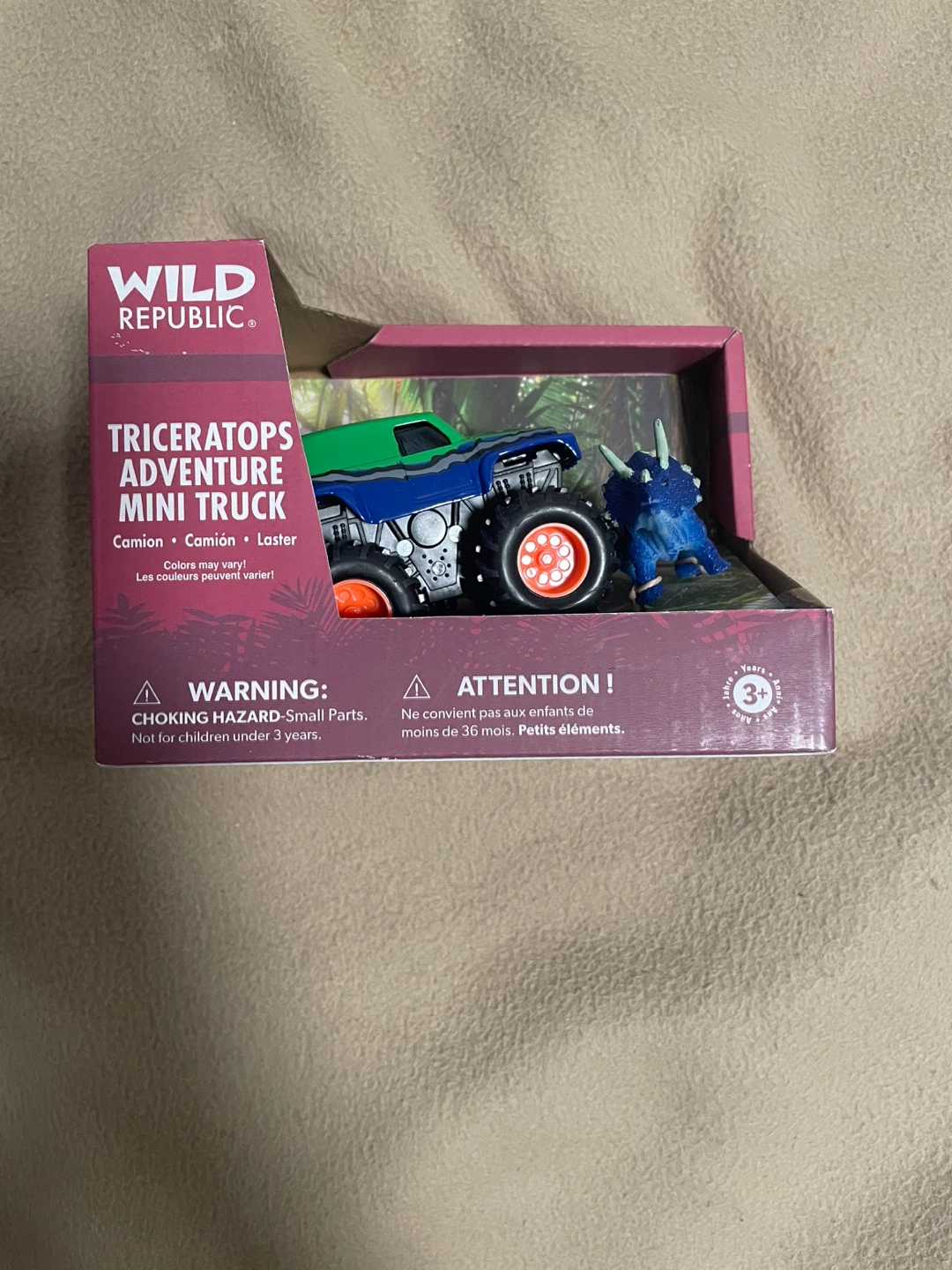 Wild Republic Triceratops Adventure Mini Truck 🏆