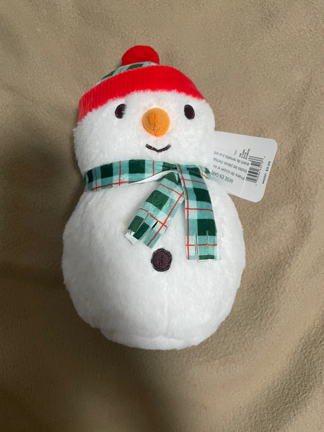 Plush Snowman Toy 🏆