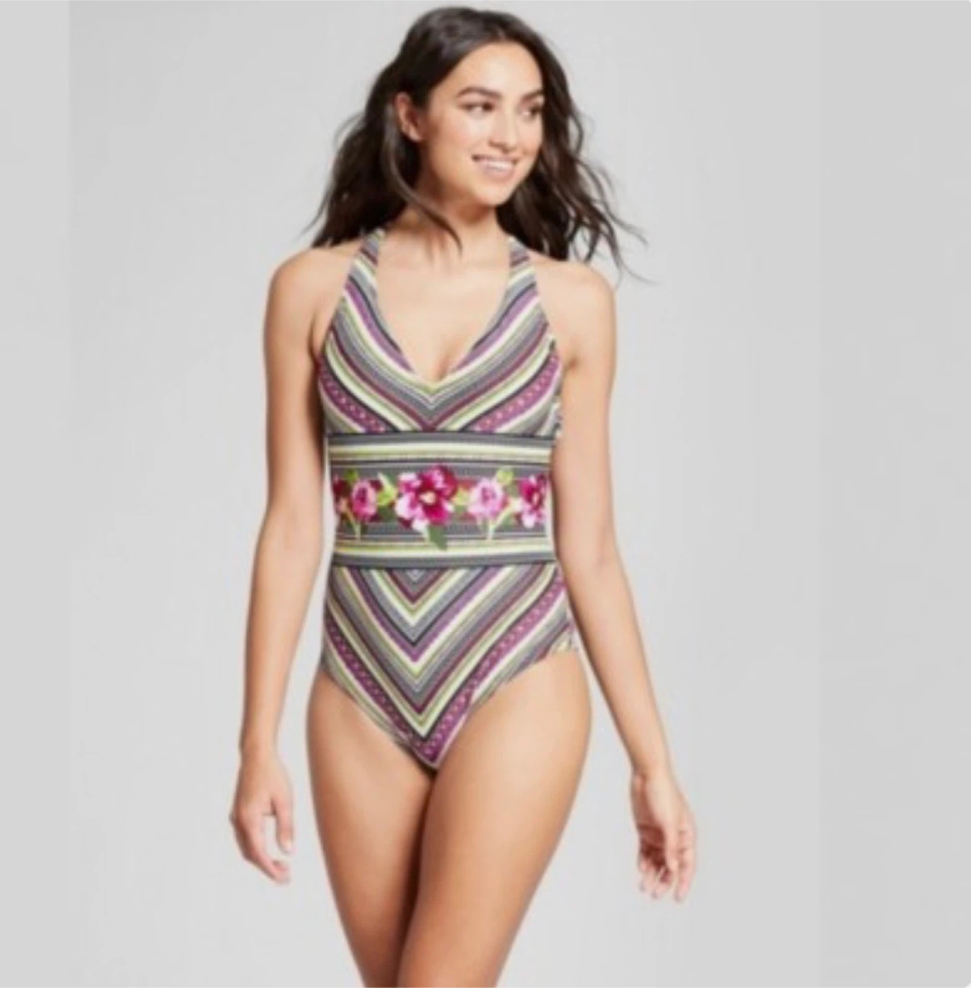 NEW! Mossimo Women's One Piece Swimsuit Size M