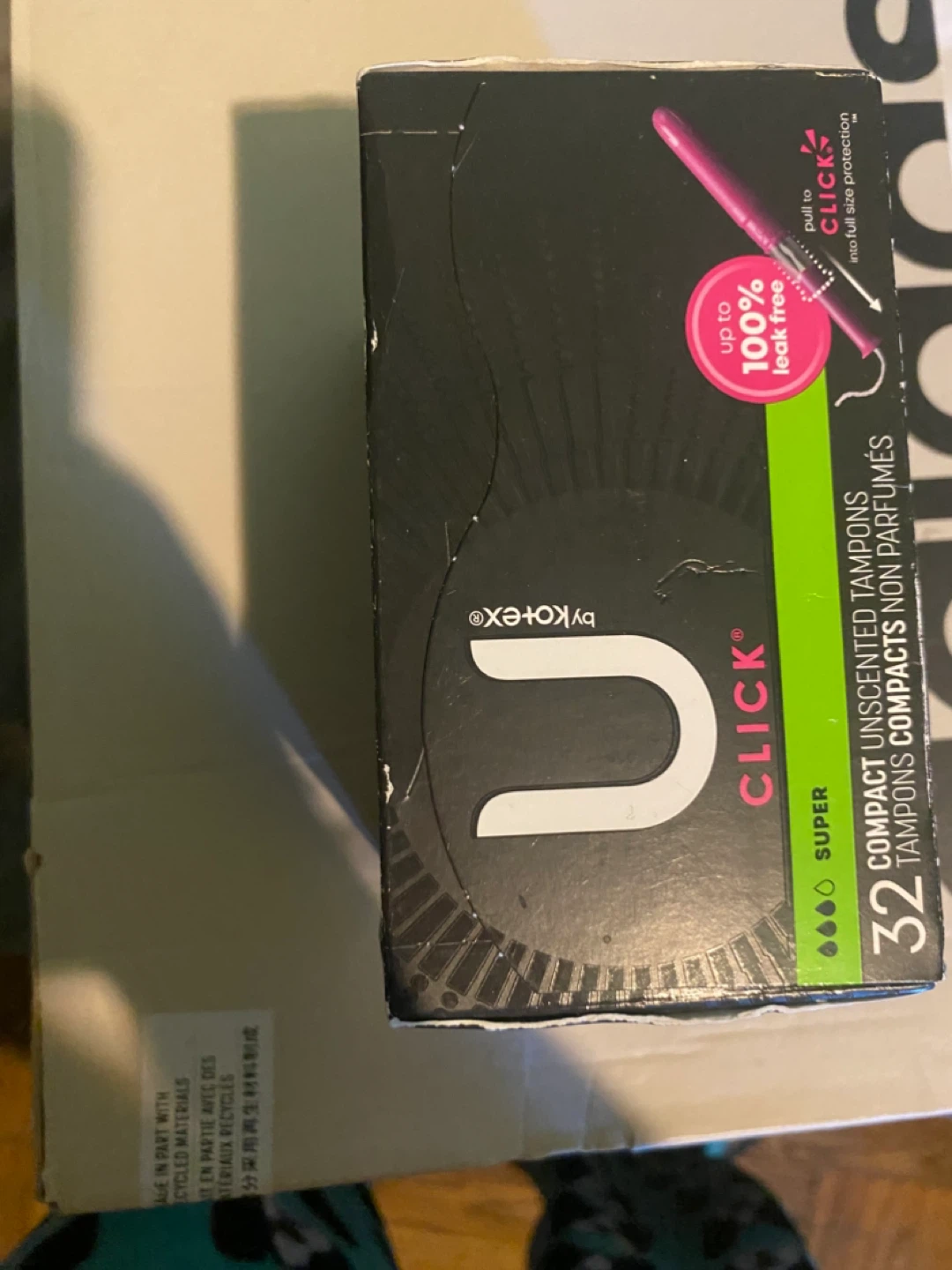 🏆U Kotex Click Super Unscented Tampons 32 Count - photo 3