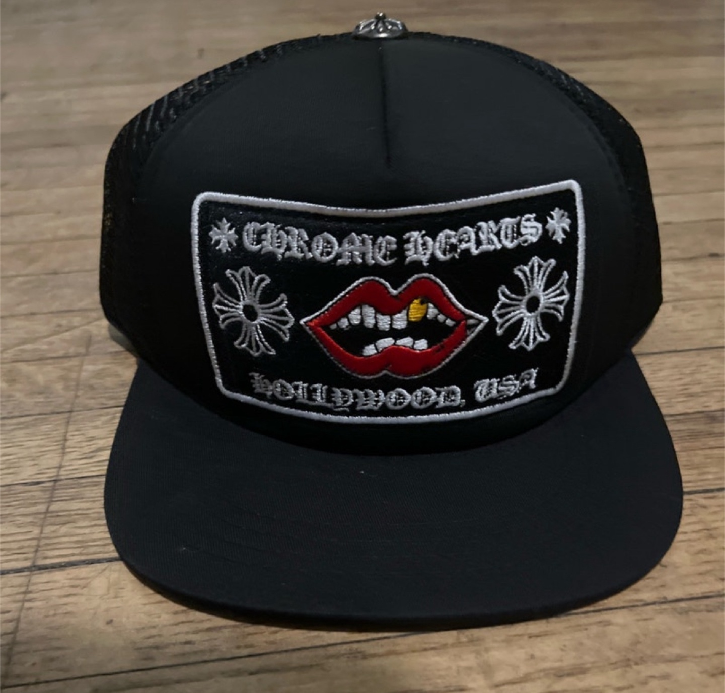 Chrome Hearts Hollywood USA Trucker Hat AUTHENTIC