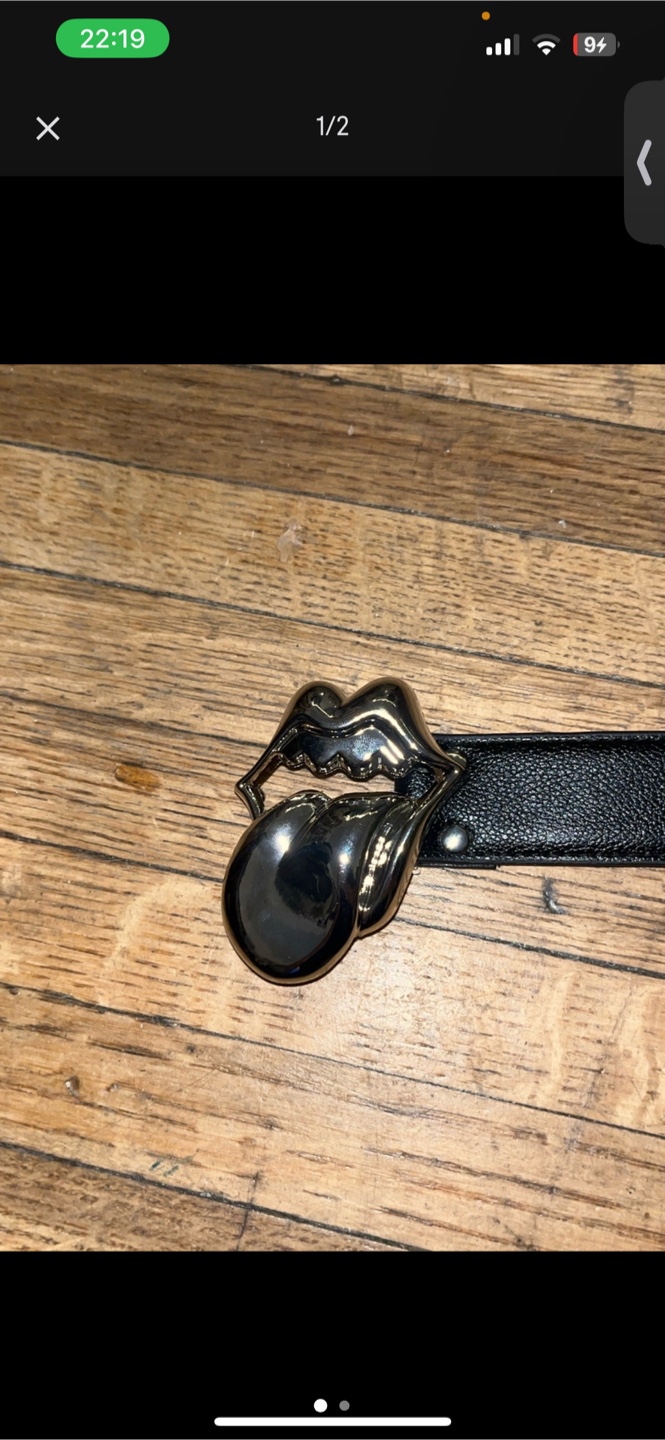 Chrome Hearts X Rolling Stones Belt