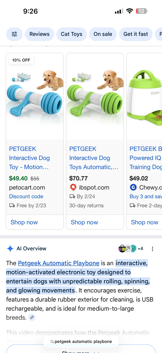 PetGeek Playbone Interactive Dog Toy 🏆 - photo 2