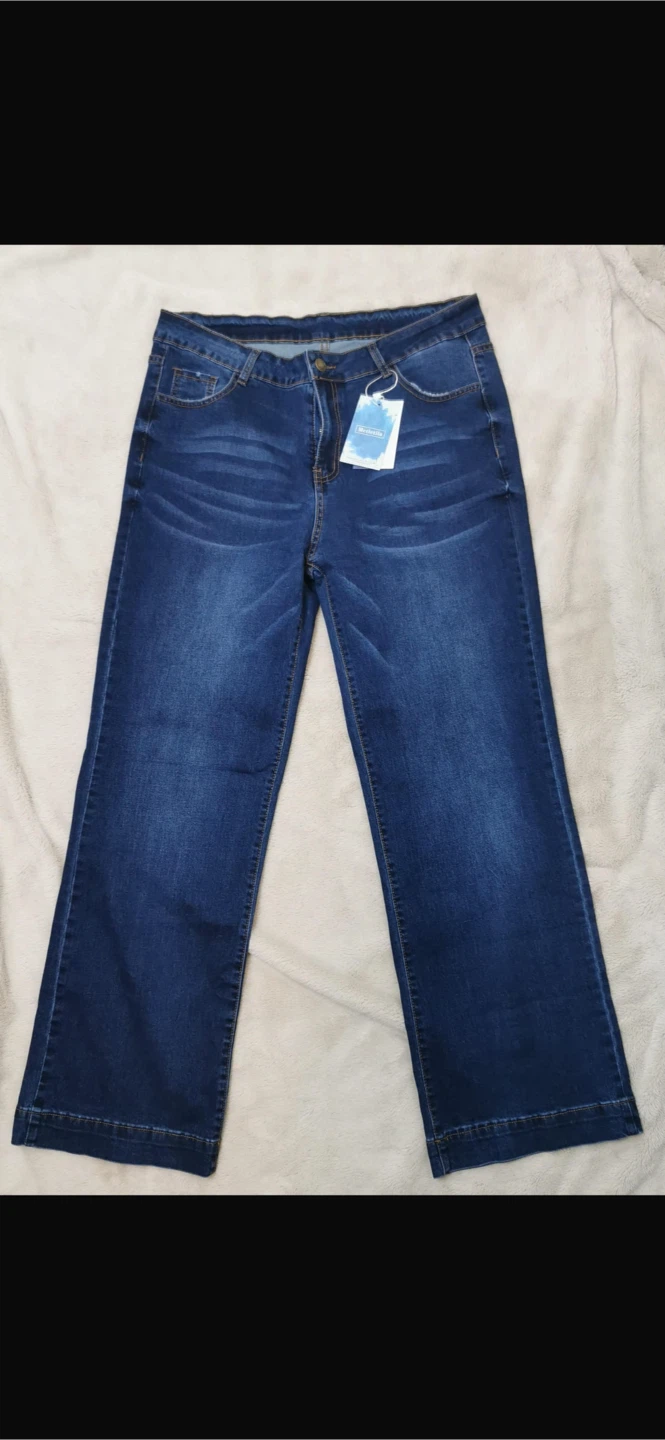 NEW! Metietila Mid-Rise Flare Jeans Wide Leg Stretch Denim - photo 5
