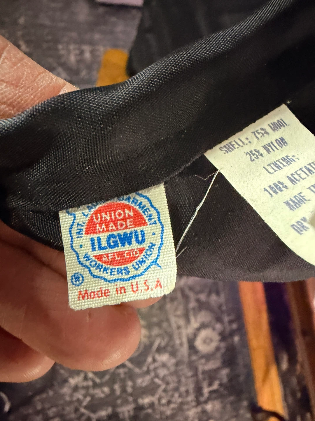 Black Wool Blend Coat - Size 10 - photo 5