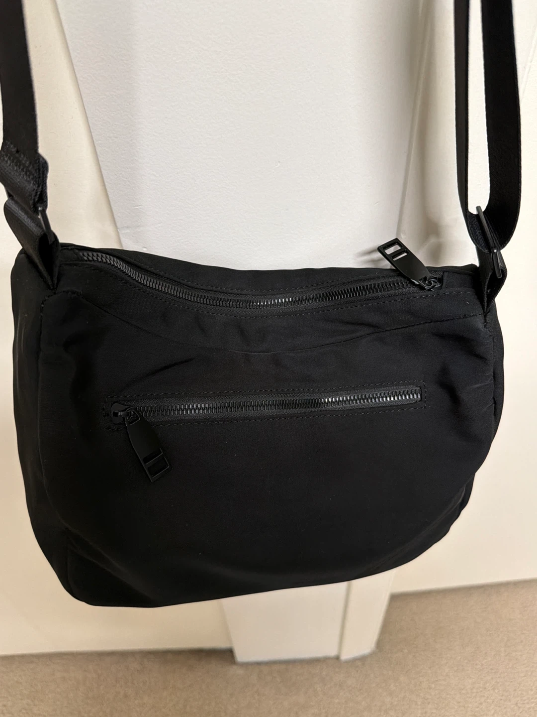 Adidas Crossbody Bag Black White Stripes - photo 2
