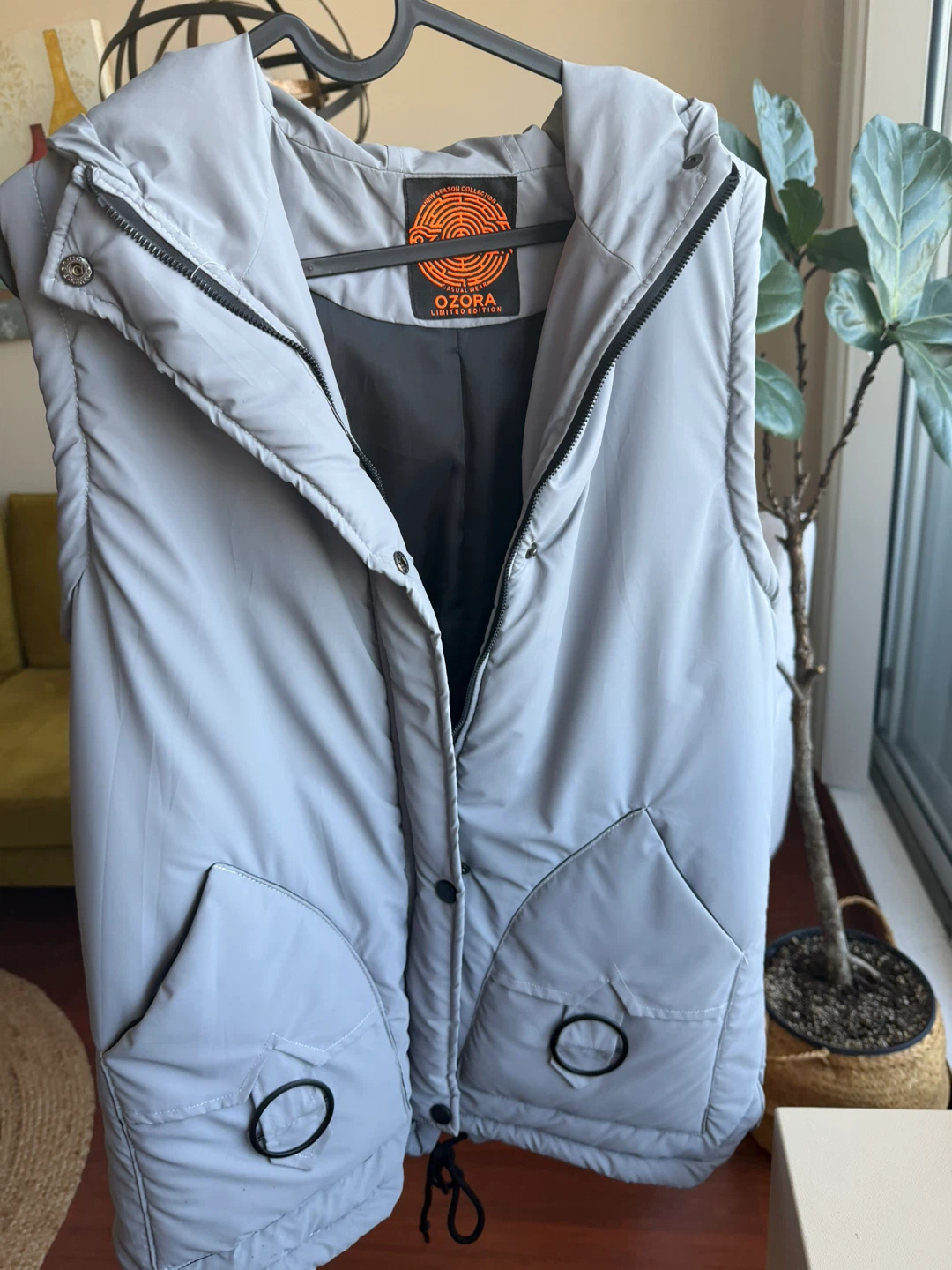 Ozora Puffer Vest - Grey - photo 2