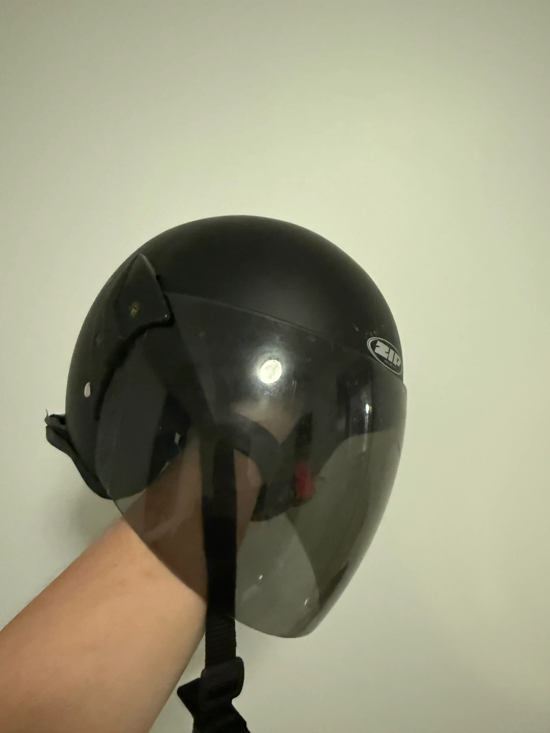 ZIP Open Face Motorcycle Helmet with Visor