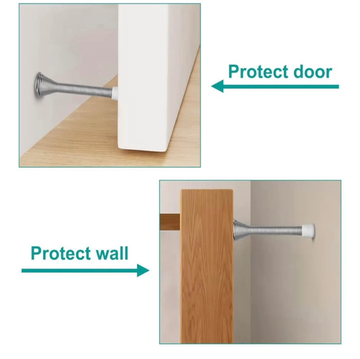 Spring Door Stoppers - 3 Pack