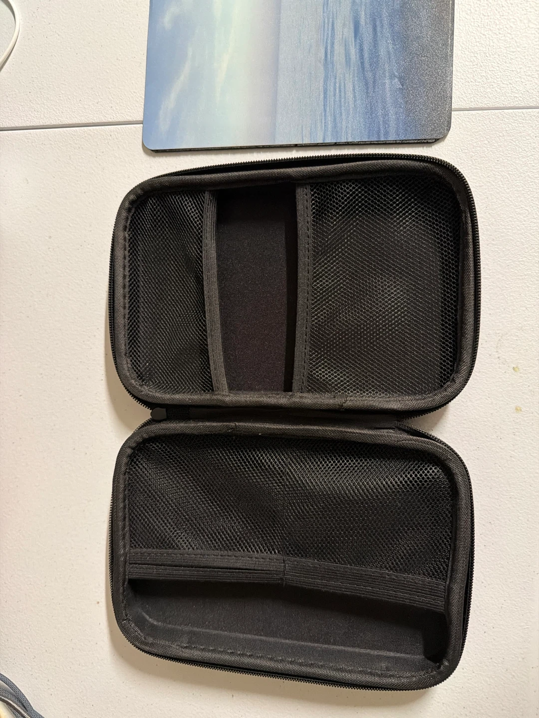 Black Zippered Storage Case