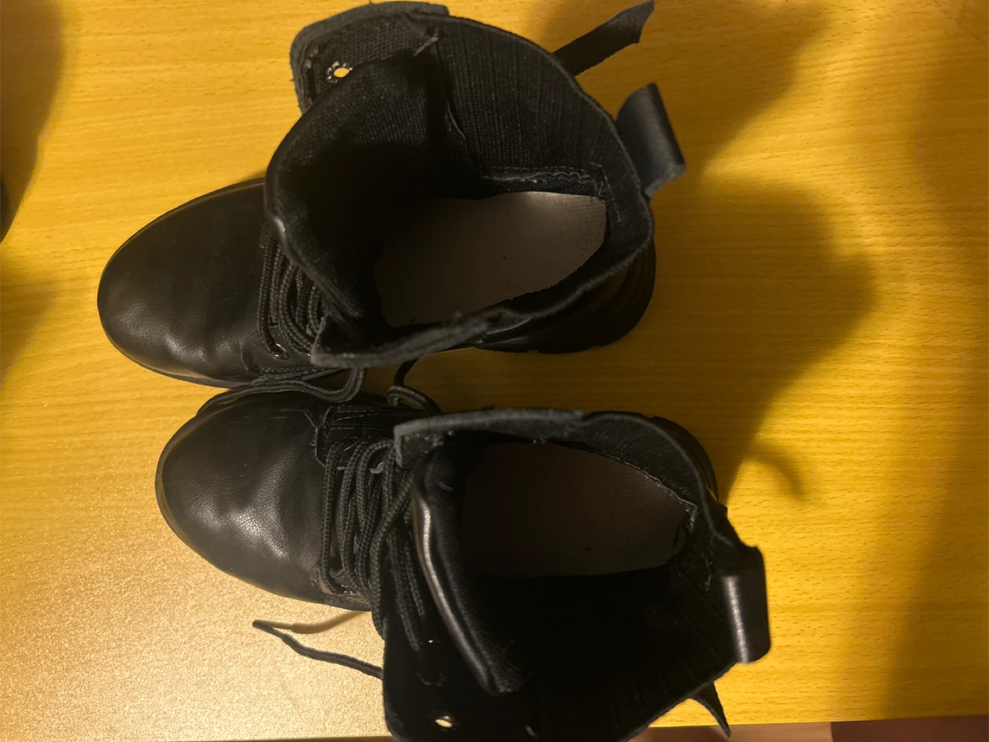 Black Combat Boots Size 37🏆