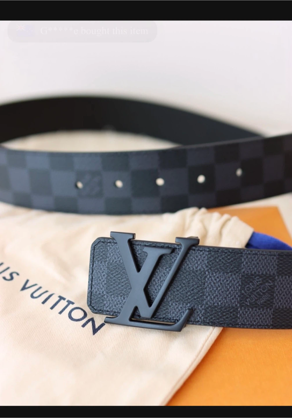 Louis Vuitton Damier Ebene Belt 95/38 - photo 2