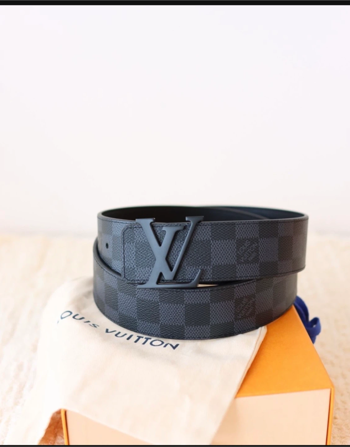 Louis Vuitton Damier Ebene Belt 95/38