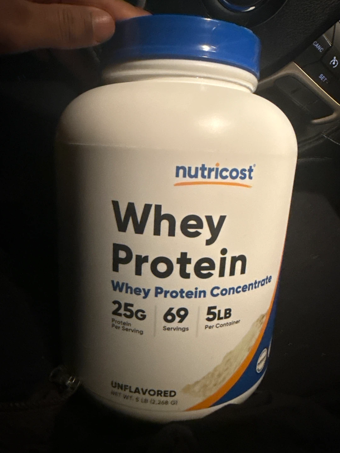 Nutricost Unflavored Whey Protein Concentrate 5LB