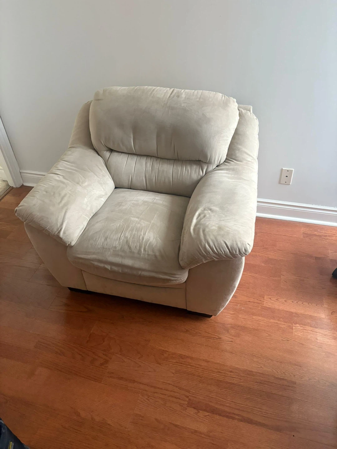 Cream coloured  chair