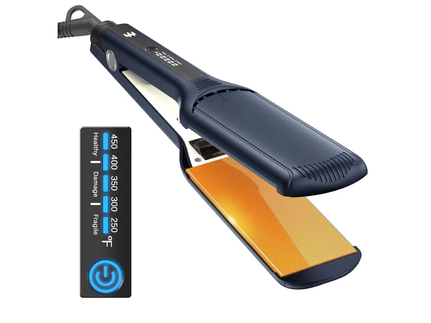 Extra wide  Hair Straightener with Digital Temperature Control