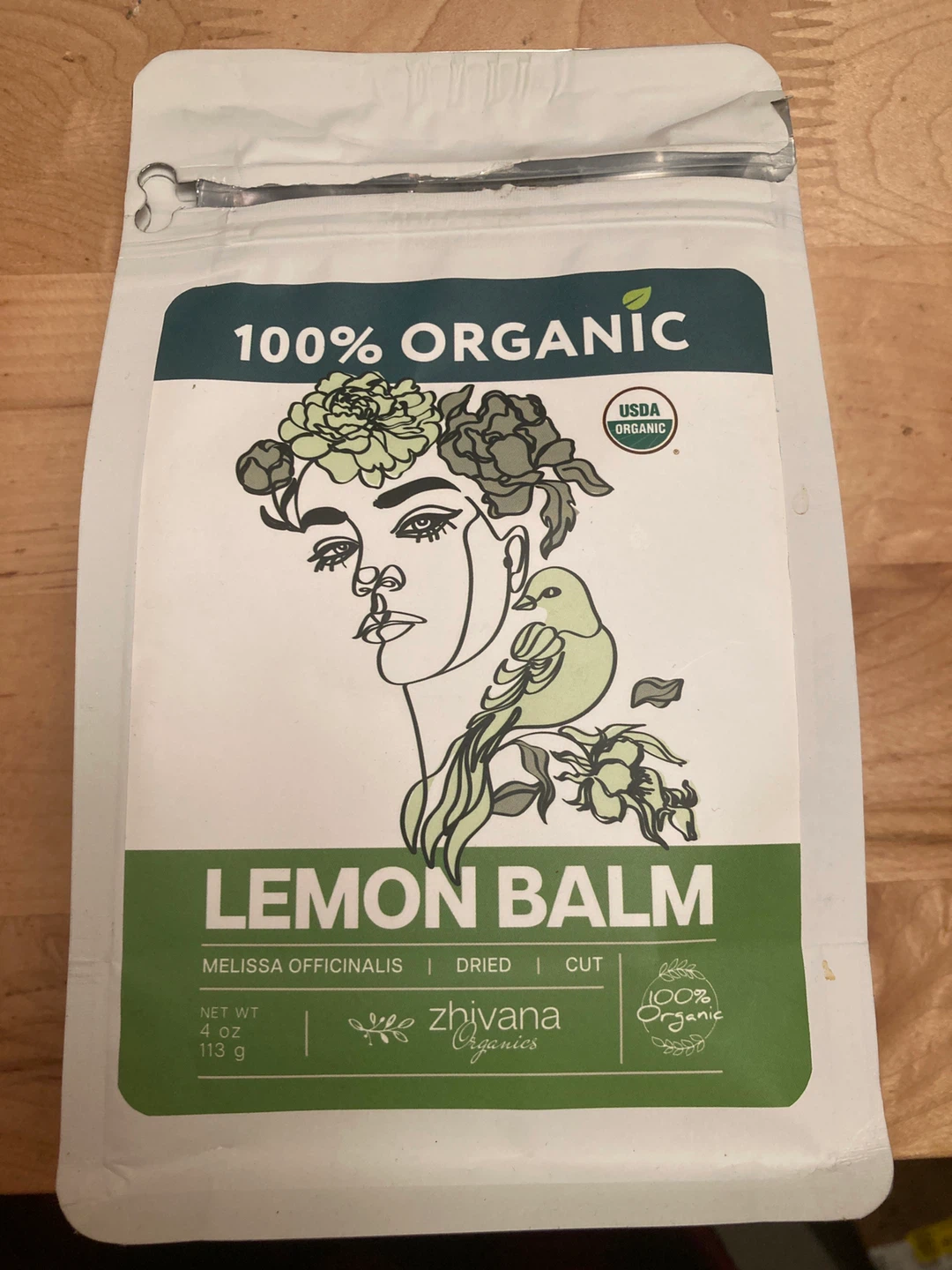 Zhivana Organics Lemon Balm - 4 oz 🏆