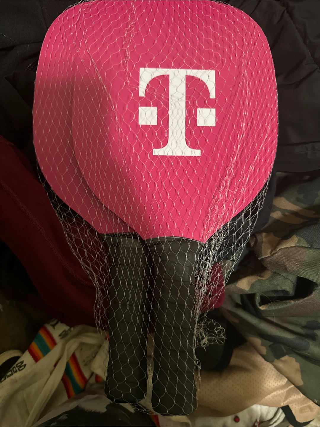 T-Mobile Pink Paddle with White T Logo