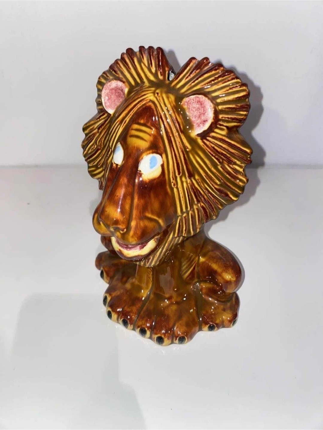 Vintage mid century ceramic lion - photo 2