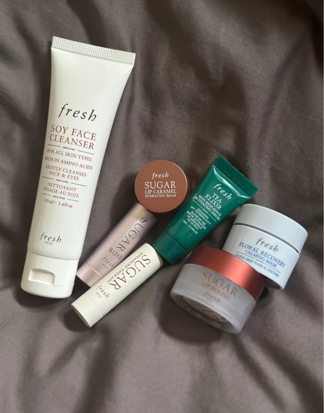 Fresh Skincare Set with pouch